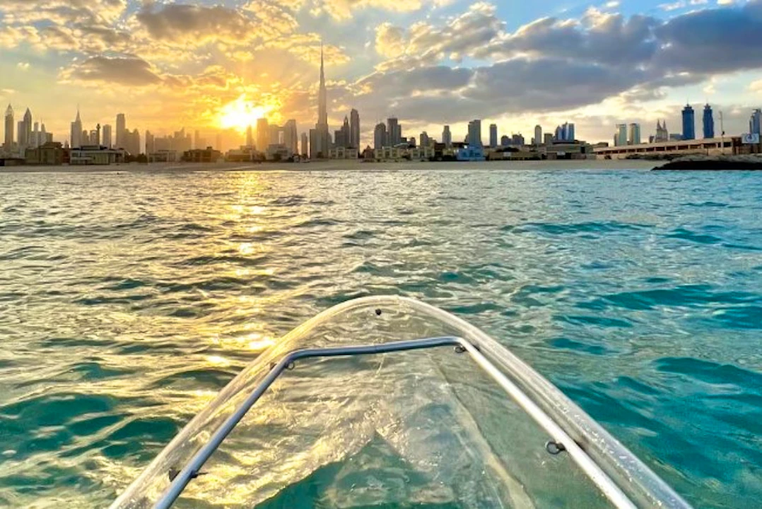 Clear Kayaking in Dubai with Burj Khalifa view Ticket